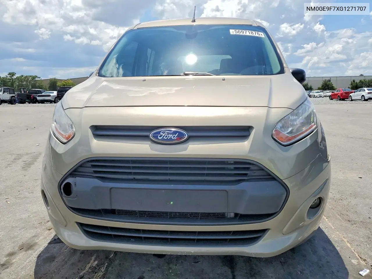 2016 Ford Transit Connect Xlt VIN: NM0GE9F7XG1271707 Lot: 56971876