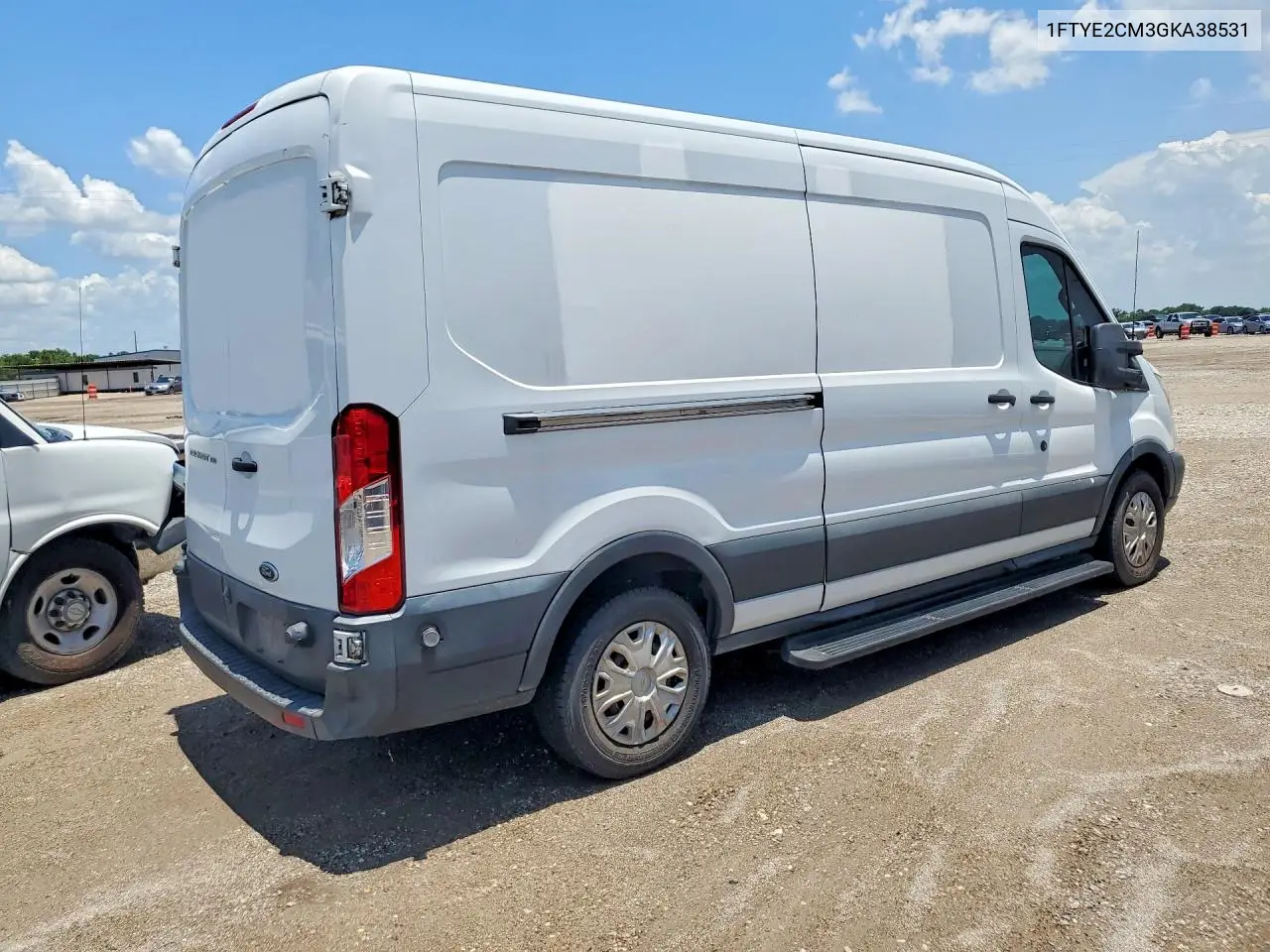 2016 Ford Transit T-150 VIN: 1FTYE2CM3GKA38531 Lot: 57270456