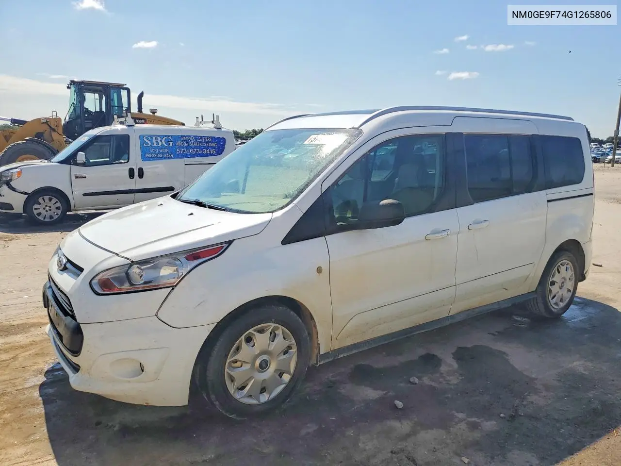 2016 Ford Transit Connect Xlt VIN: NM0GE9F74G1265806 Lot: 57338266