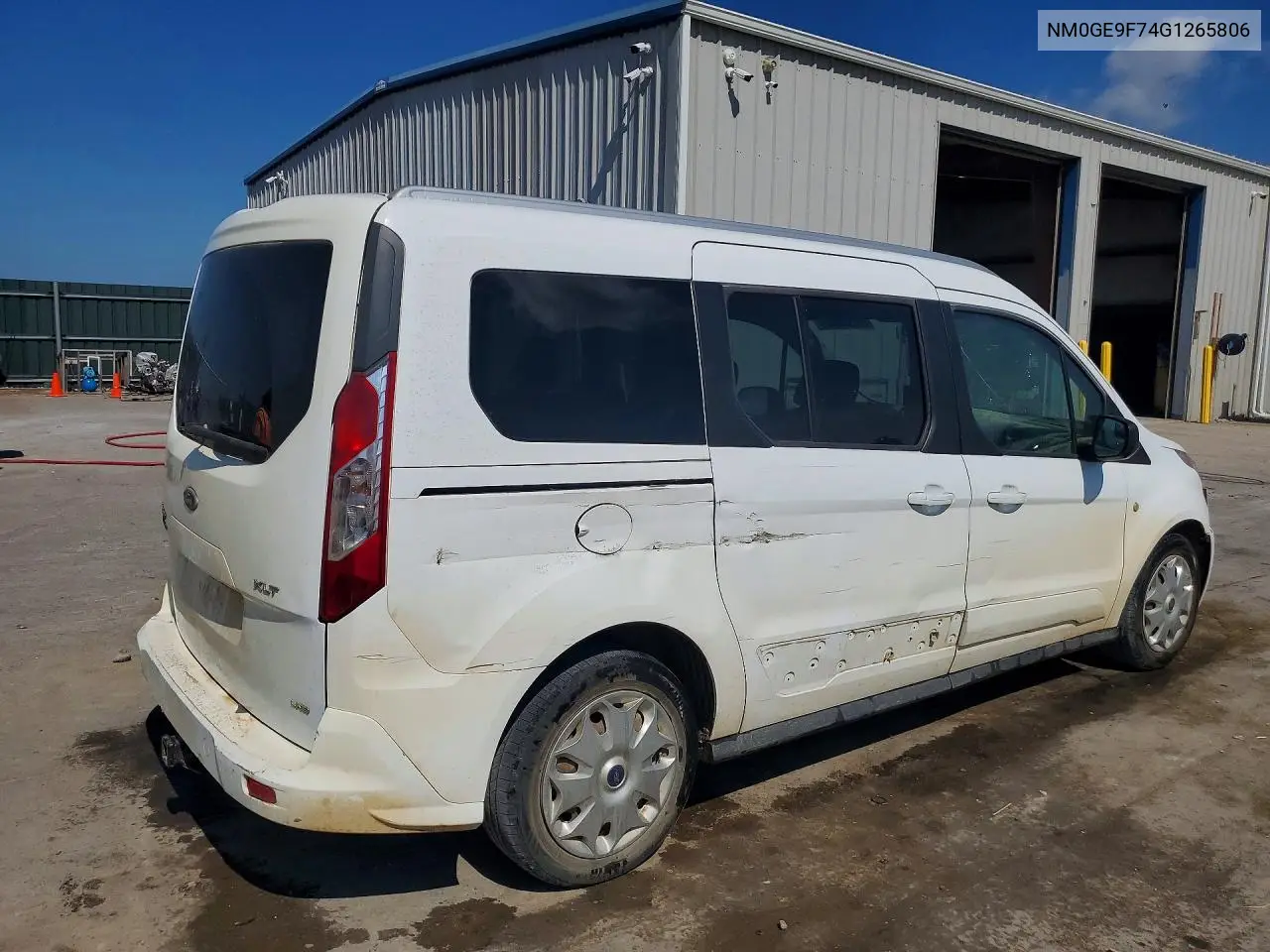 2016 Ford Transit Connect Xlt VIN: NM0GE9F74G1265806 Lot: 57338266