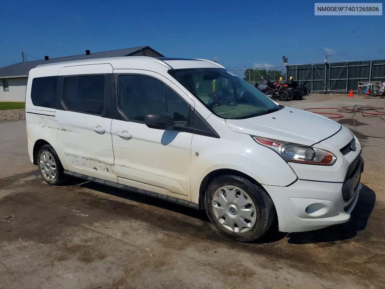 2016 Ford Transit Connect Xlt VIN: NM0GE9F74G1265806 Lot: 57338266