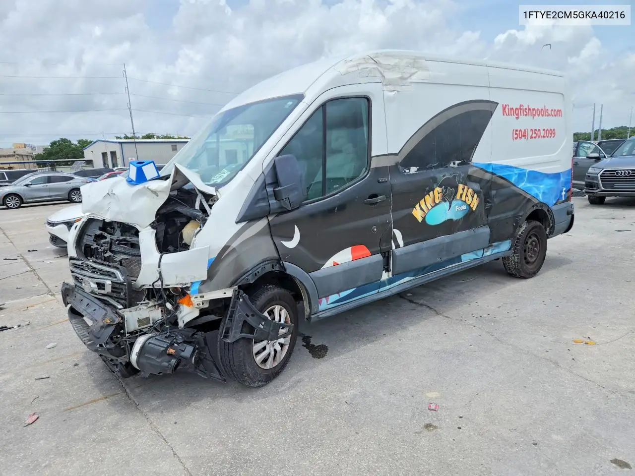 2016 Ford Transit T-150 VIN: 1FTYE2CM5GKA40216 Lot: 57741576