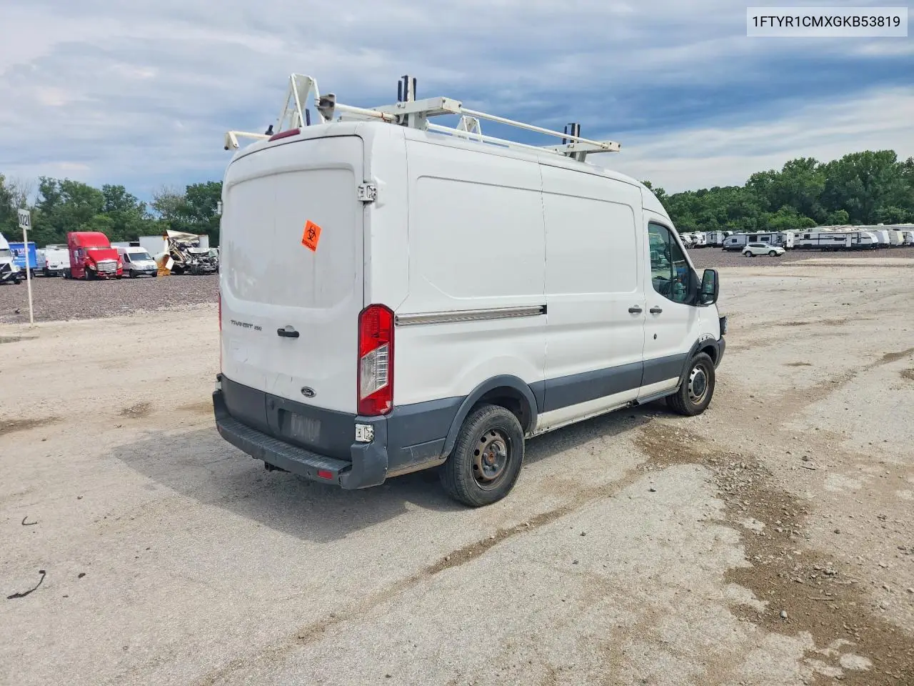 2016 Ford Transit T-250 VIN: 1FTYR1CMXGKB53819 Lot: 57898216