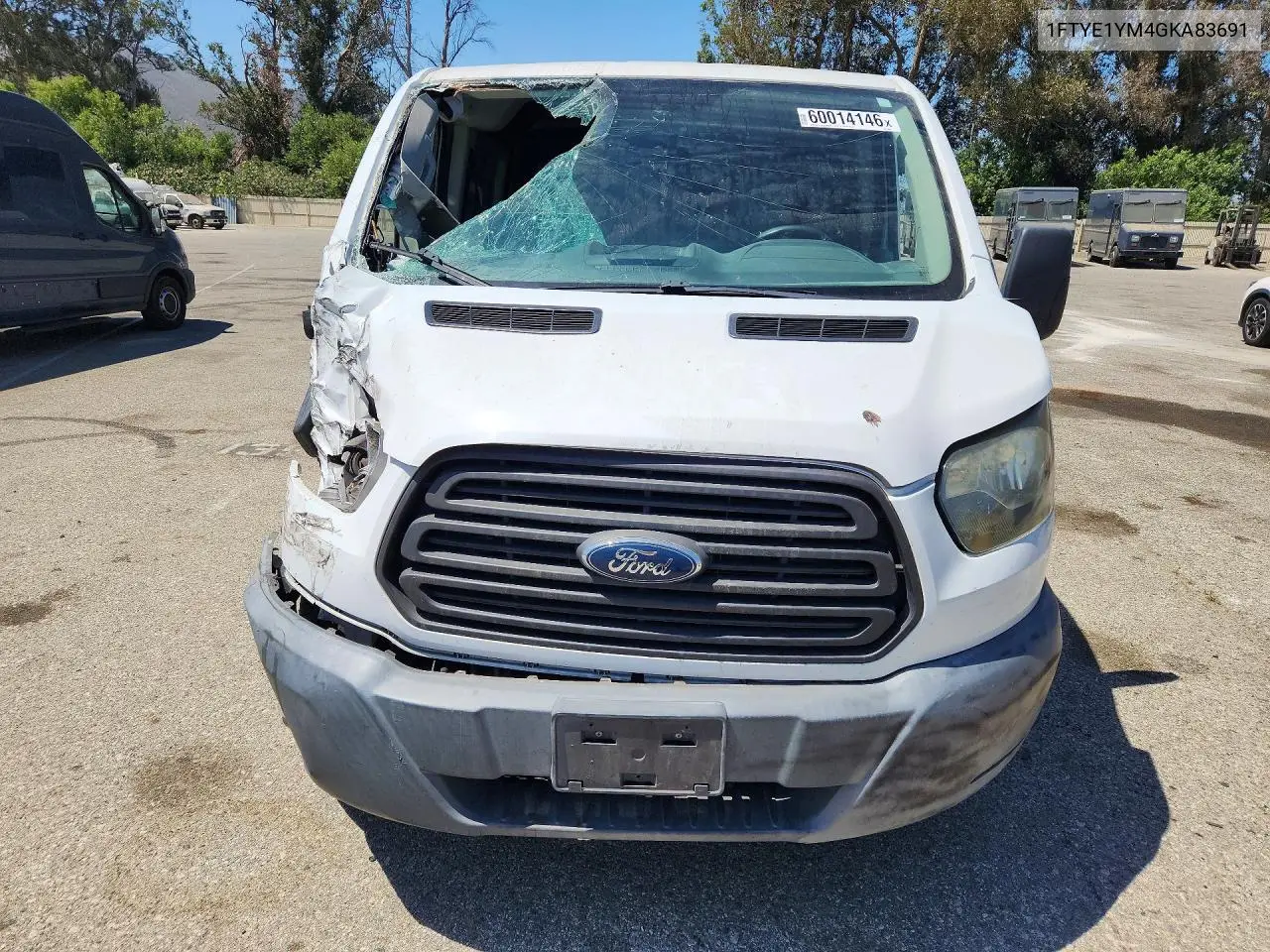 2016 Ford Transit 150 Delivery Van VIN: 1FTYE1YM4GKA83691 Lot: 60014146