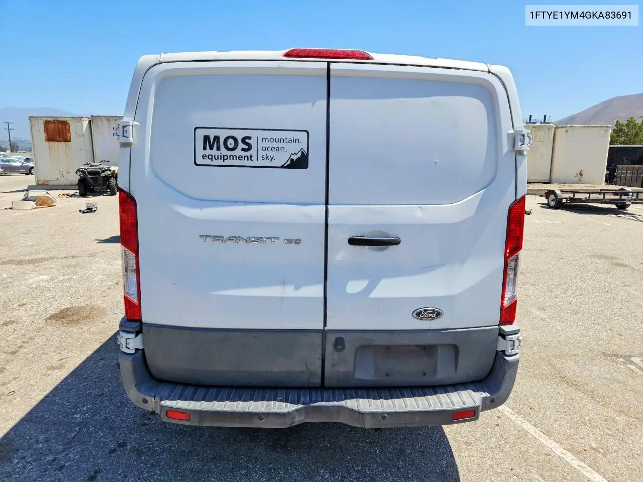 2016 Ford Transit 150 Delivery Van VIN: 1FTYE1YM4GKA83691 Lot: 60014146