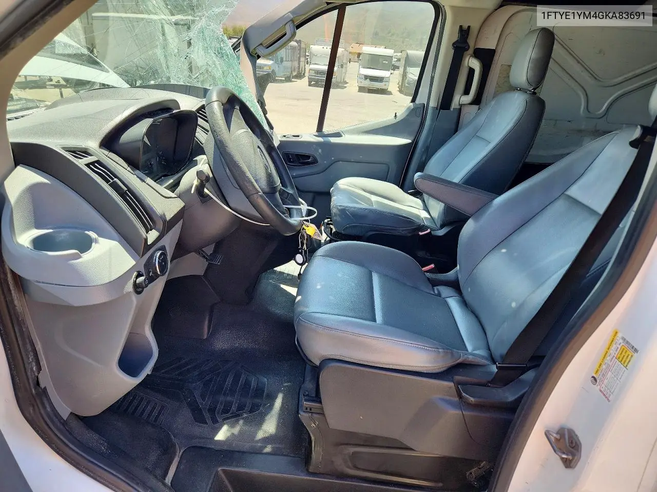 2016 Ford Transit 150 Delivery Van VIN: 1FTYE1YM4GKA83691 Lot: 60014146
