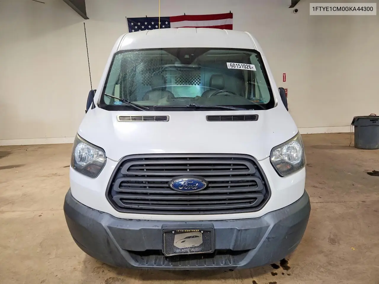 2016 Ford Transit T-150 VIN: 1FTYE1CM0GKA44300 Lot: 60151026