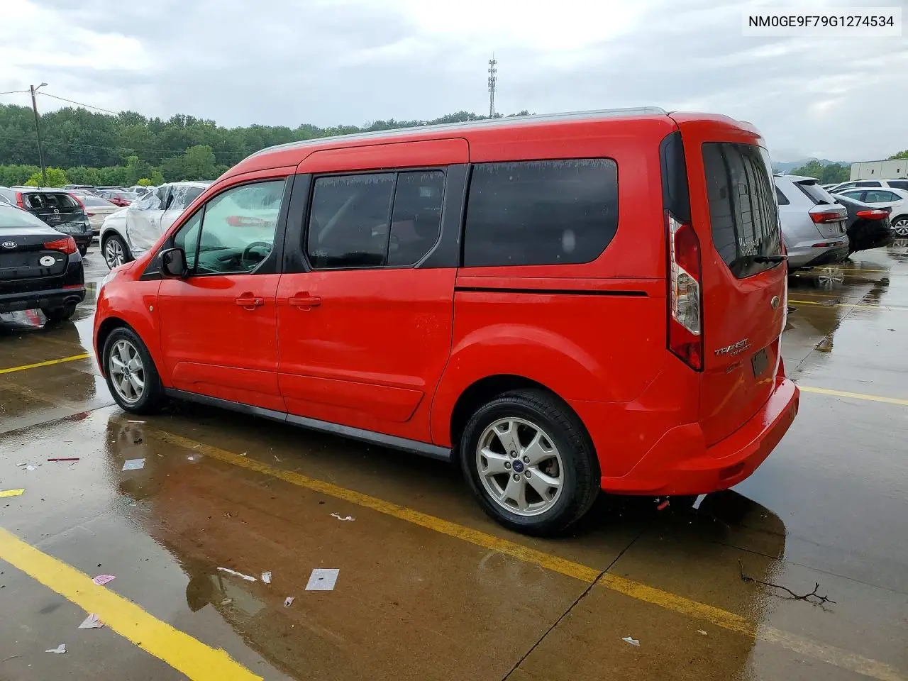 2016 Ford Transit Connect Xlt VIN: NM0GE9F79G1274534 Lot: 60187656