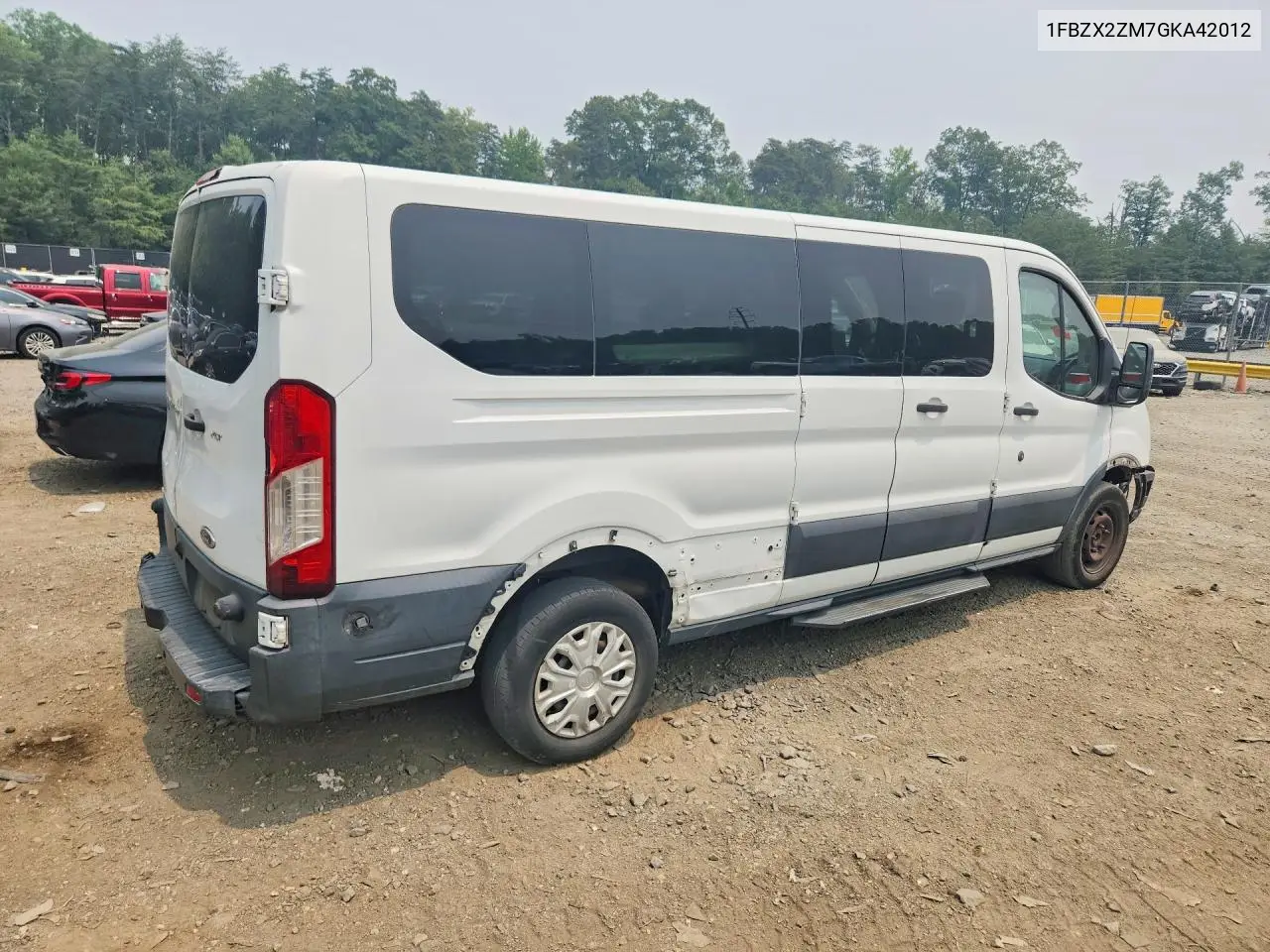 2016 Ford Transit T-350 VIN: 1FBZX2ZM7GKA42012 Lot: 60648296