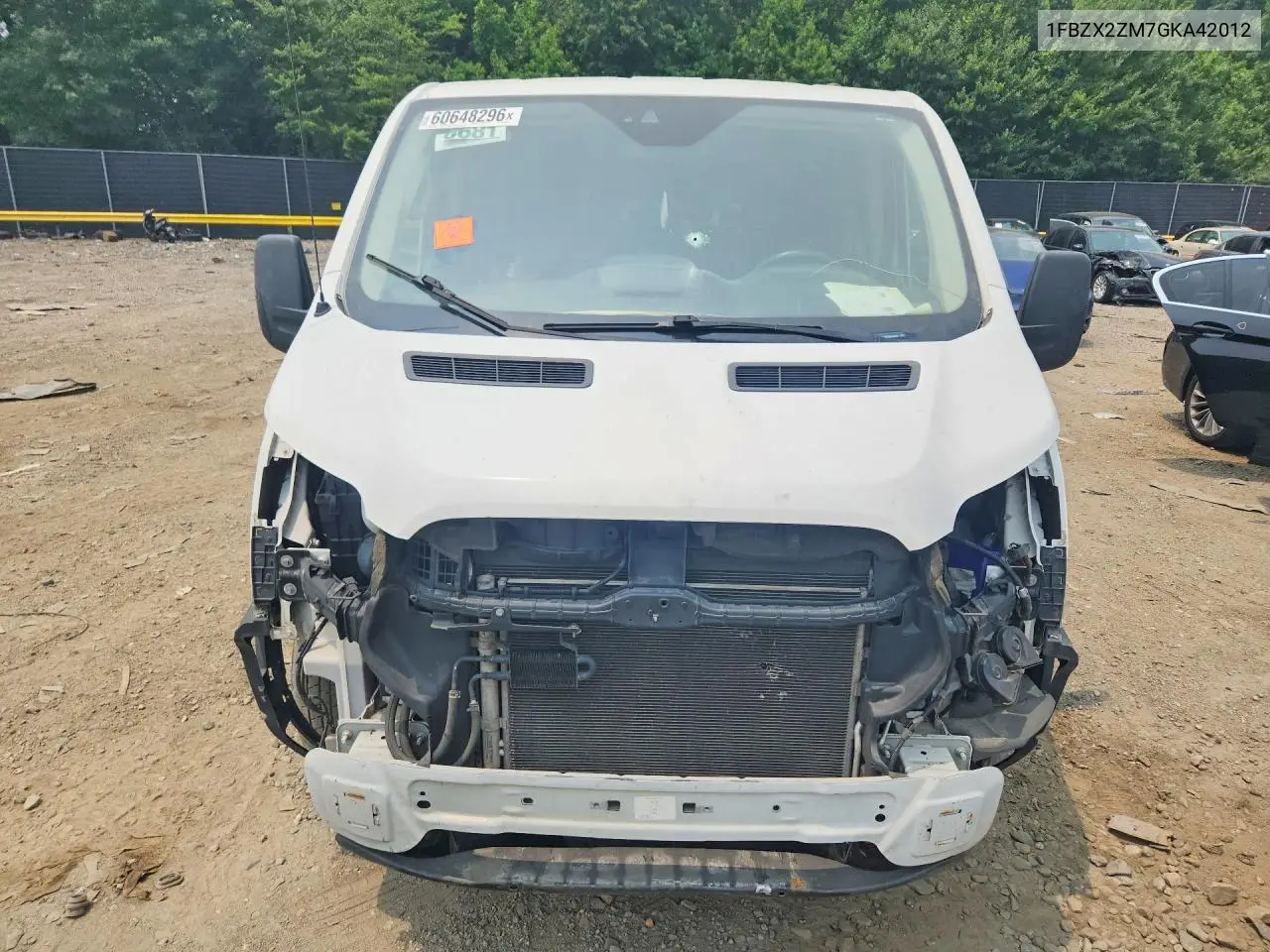 2016 Ford Transit T-350 VIN: 1FBZX2ZM7GKA42012 Lot: 60648296