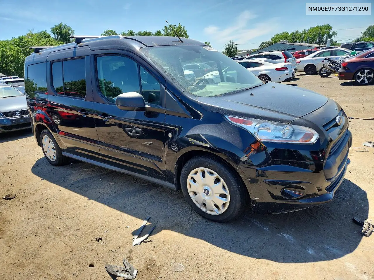 2016 Ford Transit Connect Xlt VIN: NM0GE9F73G1271290 Lot: 60691576