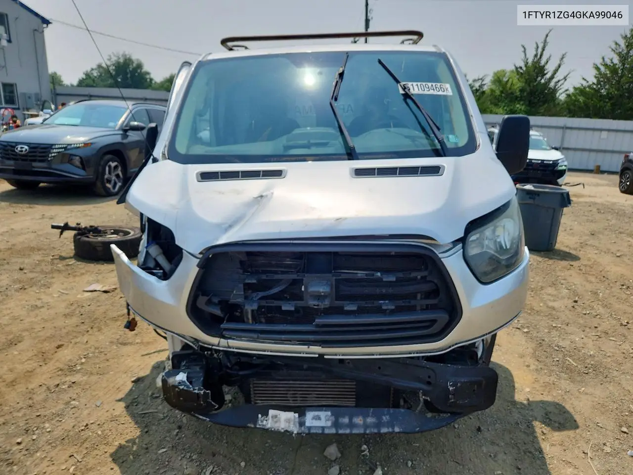 2016 Ford Transit T-250 VIN: 1FTYR1ZG4GKA99046 Lot: 61109466