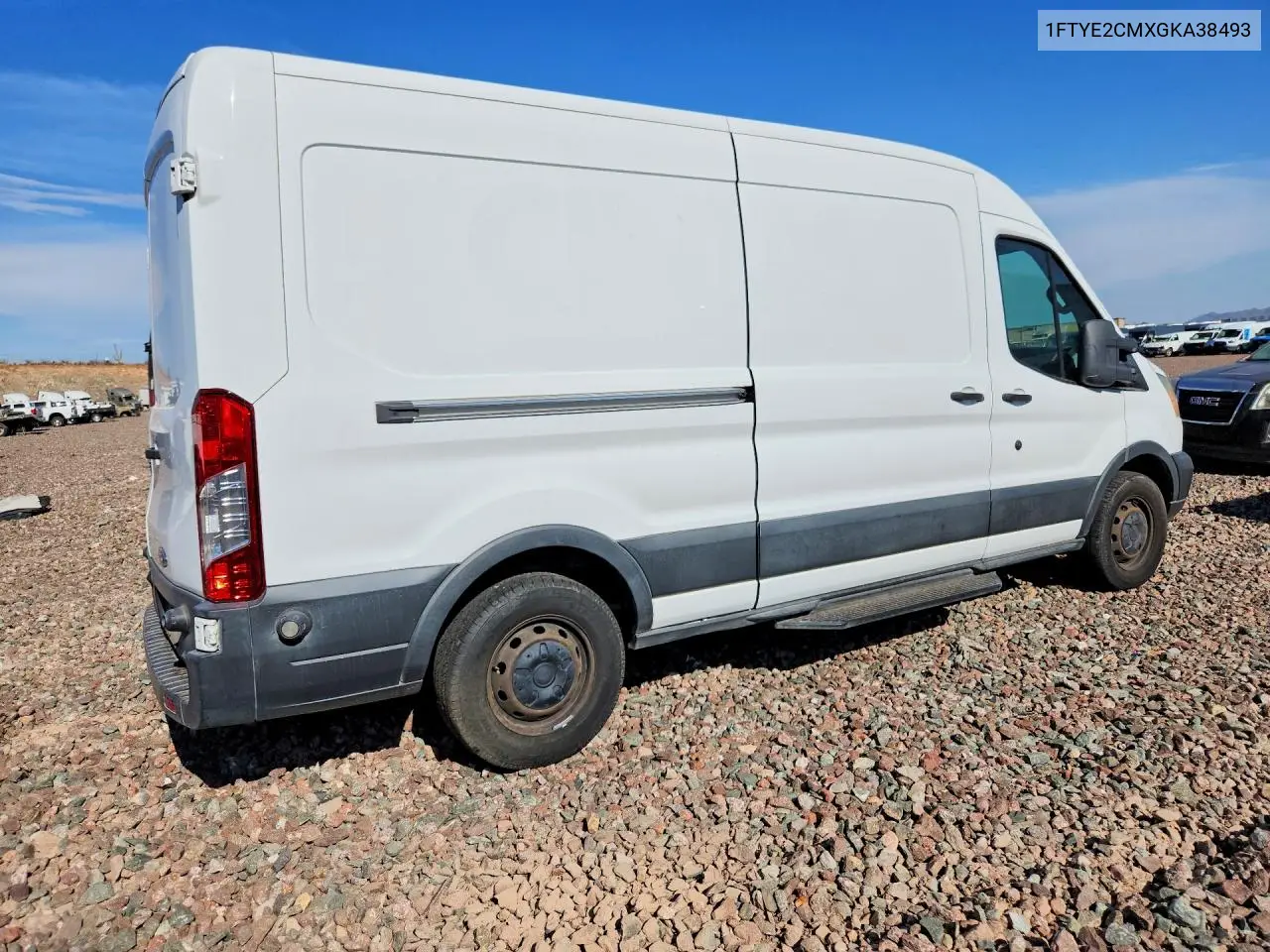 2016 Ford Transit T-150 VIN: 1FTYE2CMXGKA38493 Lot: 61400156
