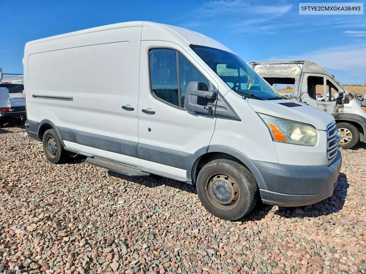 2016 Ford Transit T-150 VIN: 1FTYE2CMXGKA38493 Lot: 61400156