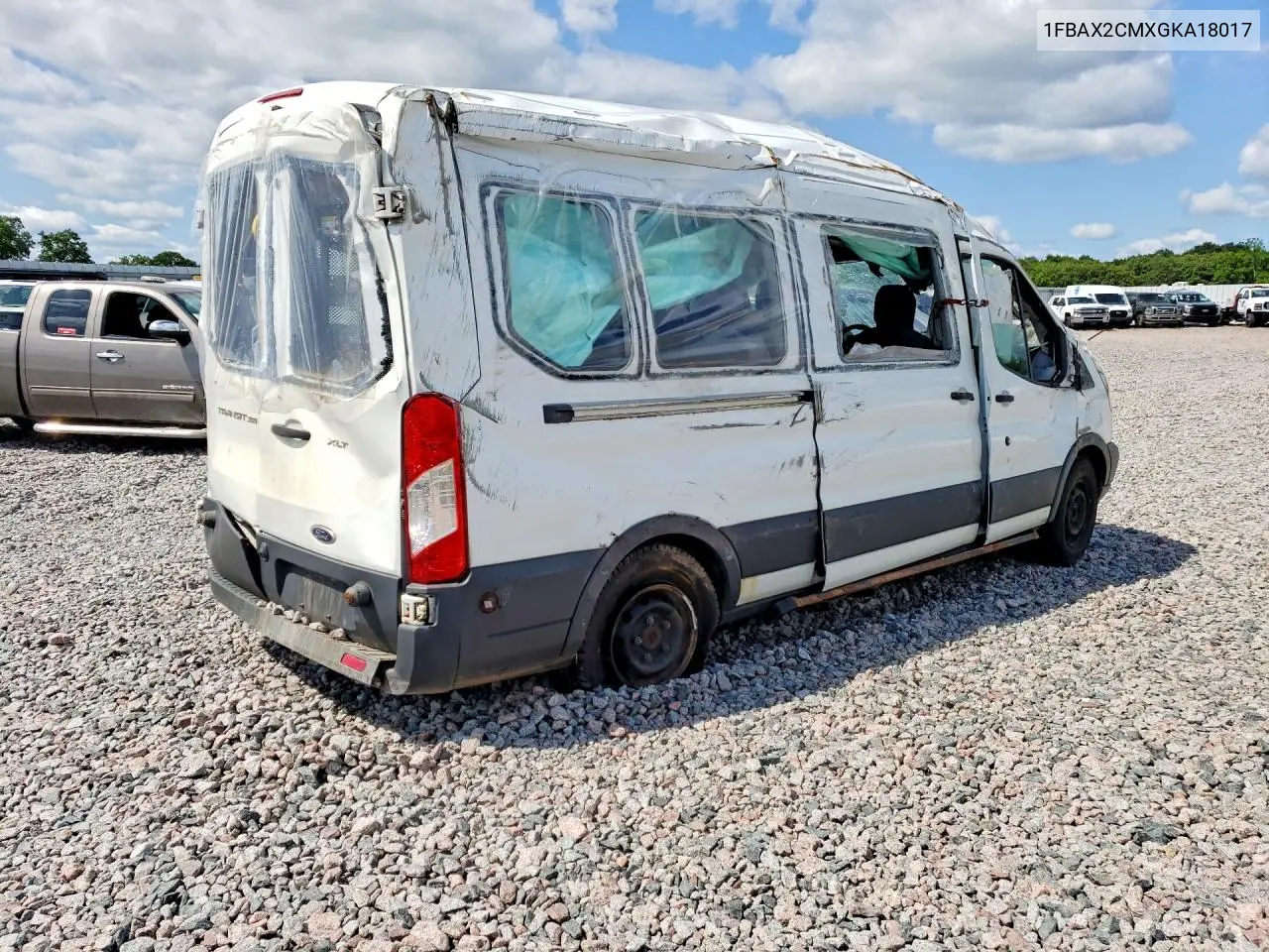 2016 Ford Transit T-350 VIN: 1FBAX2CMXGKA18017 Lot: 61761306