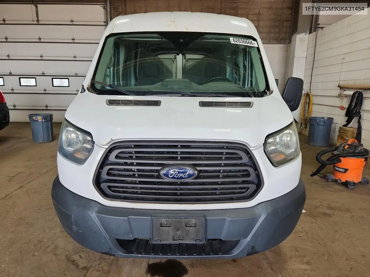 2016 Ford Transit T-150 VIN: 1FTYE2CM9GKA31454 Lot: 62036666