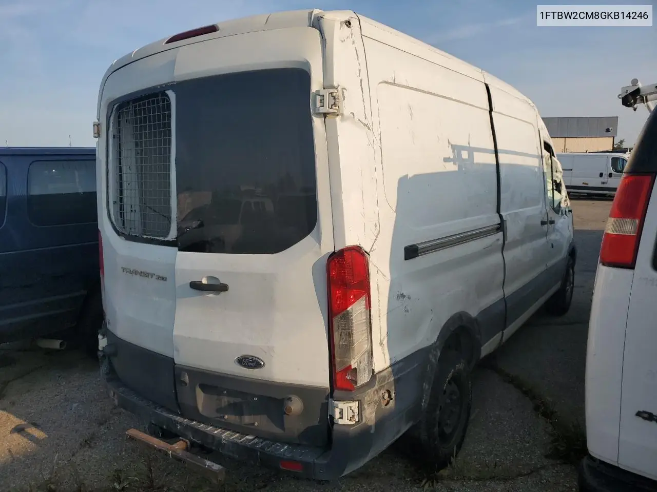 2016 Ford Transit T-350 VIN: 1FTBW2CM8GKB14246 Lot: 72069355