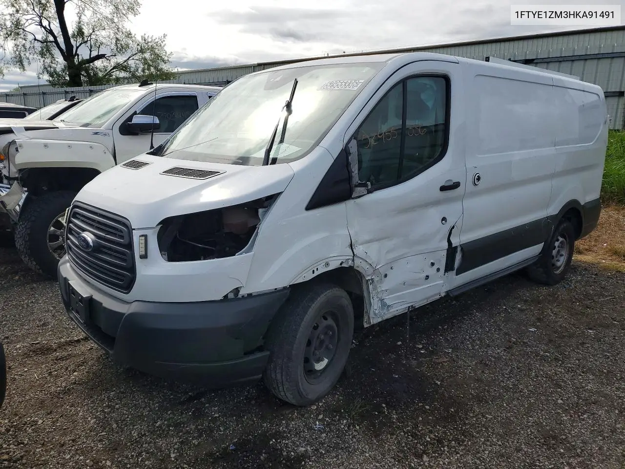 2017 Ford Transit 150 Delivery Van VIN: 1FTYE1ZM3HKA91491 Lot: 52955336