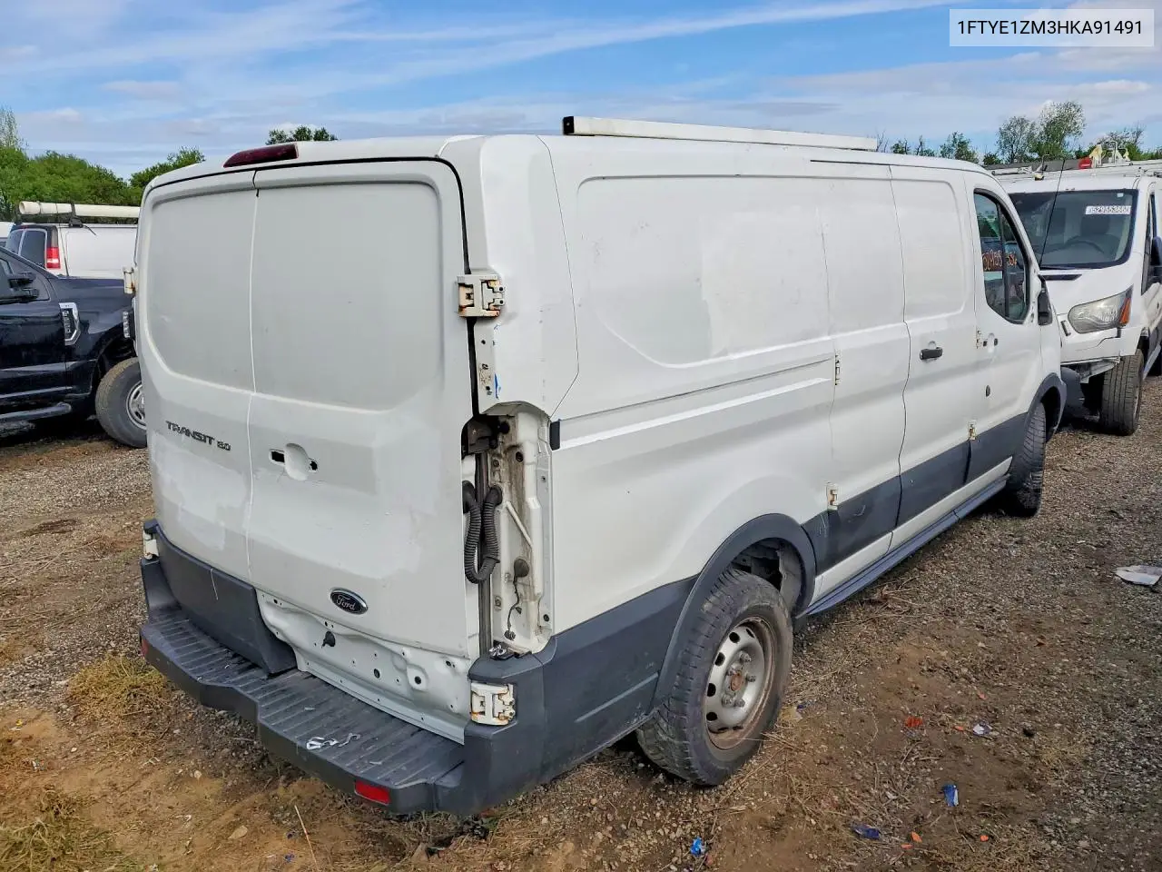 2017 Ford Transit 150 Delivery Van VIN: 1FTYE1ZM3HKA91491 Lot: 52955336