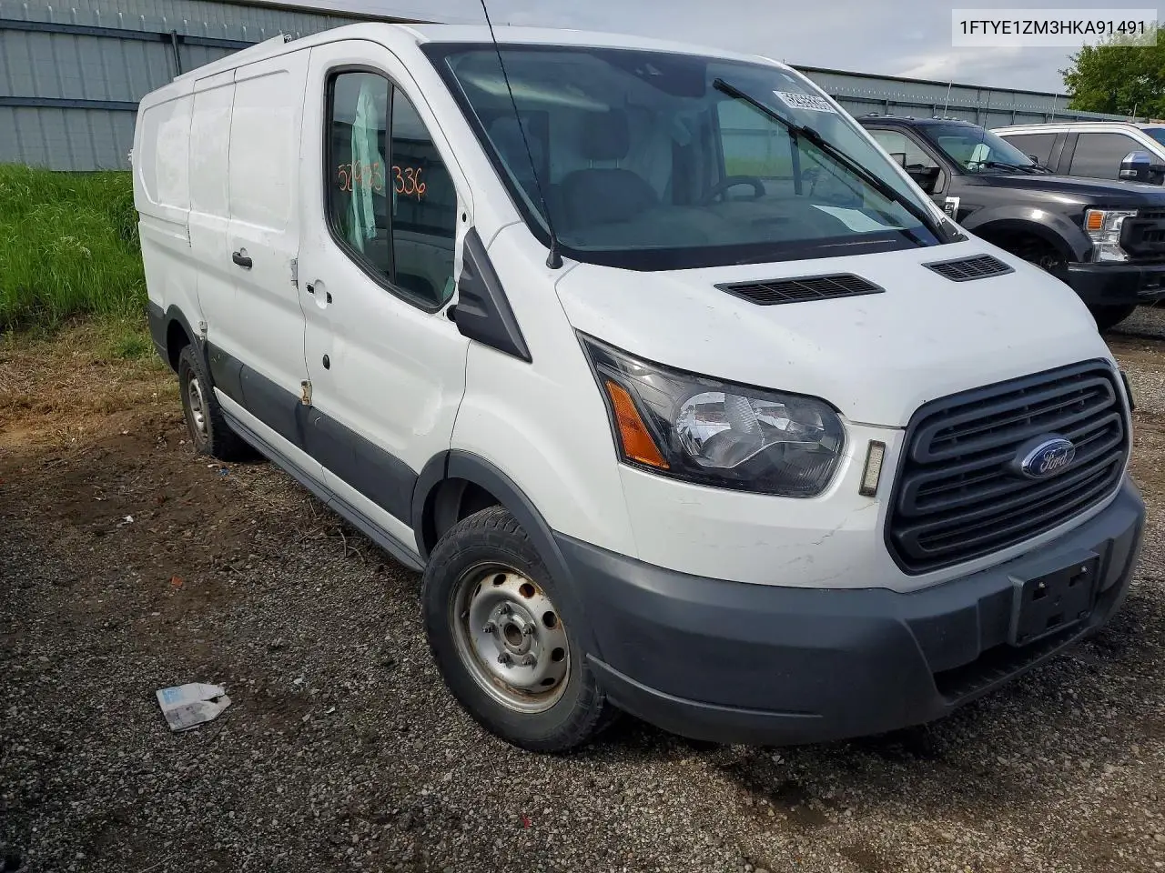 2017 Ford Transit 150 Delivery Van VIN: 1FTYE1ZM3HKA91491 Lot: 52955336