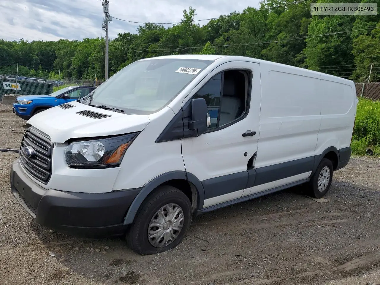 2017 Ford Transit 250 Delivery Van VIN: 1FTYR1ZG8HKB08493 Lot: 55685306