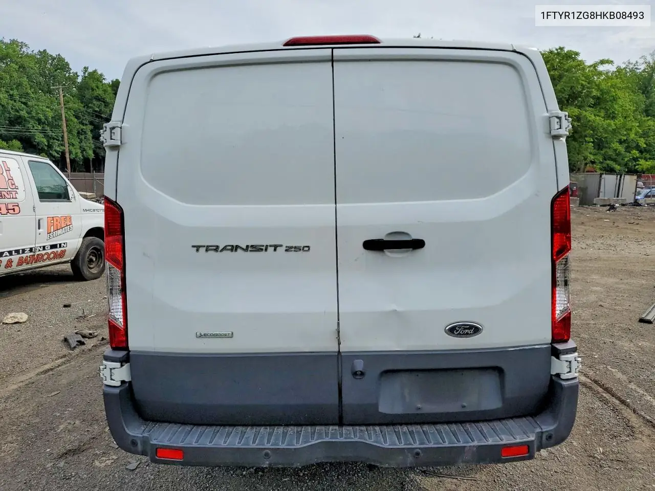 2017 Ford Transit 250 Delivery Van VIN: 1FTYR1ZG8HKB08493 Lot: 55685306