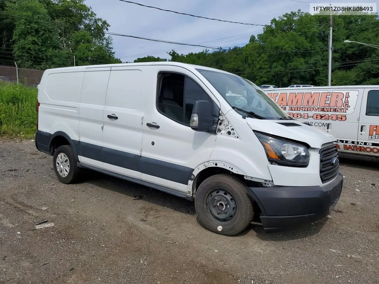 2017 Ford Transit 250 Delivery Van VIN: 1FTYR1ZG8HKB08493 Lot: 55685306