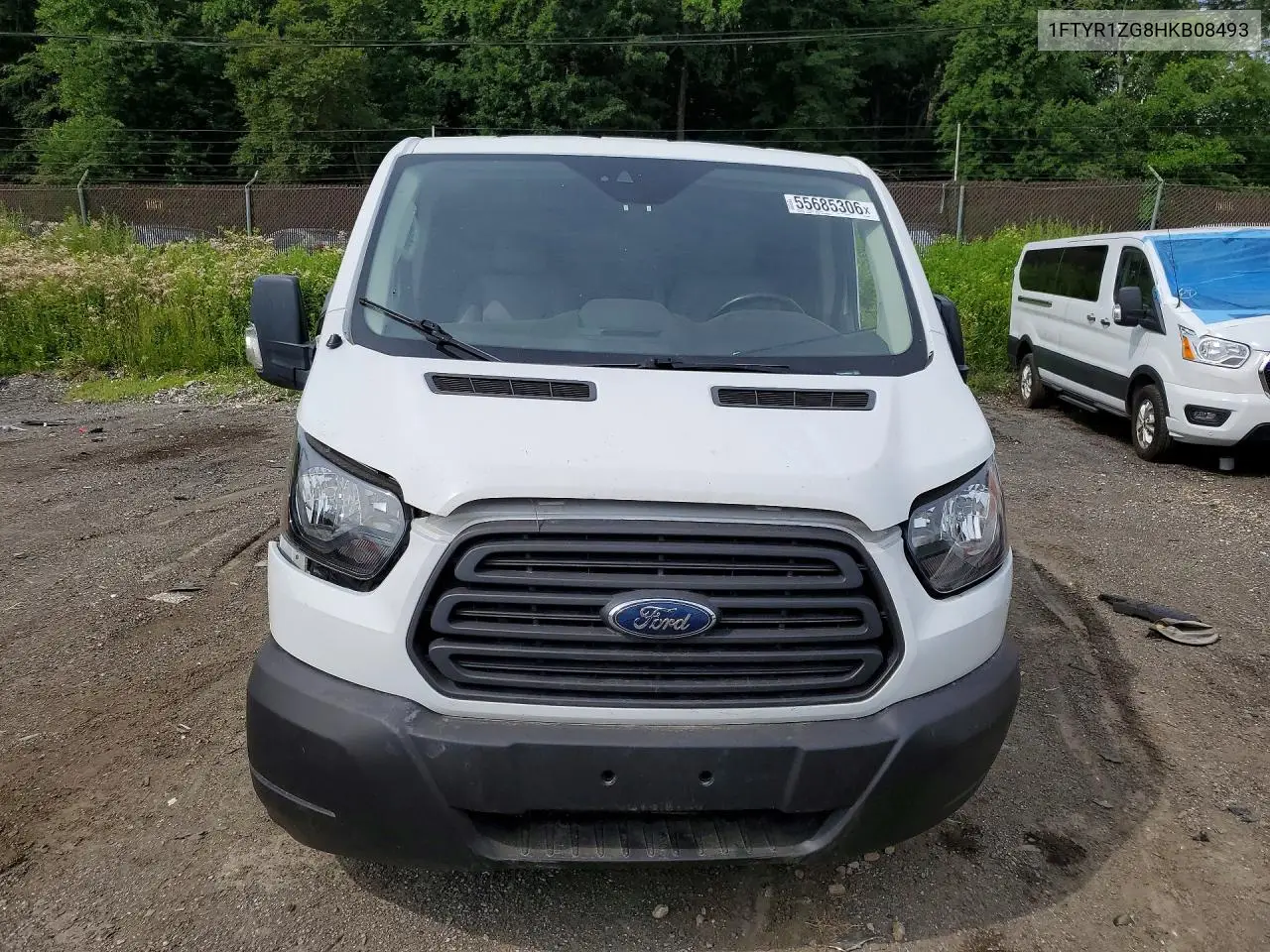 2017 Ford Transit 250 Delivery Van VIN: 1FTYR1ZG8HKB08493 Lot: 55685306