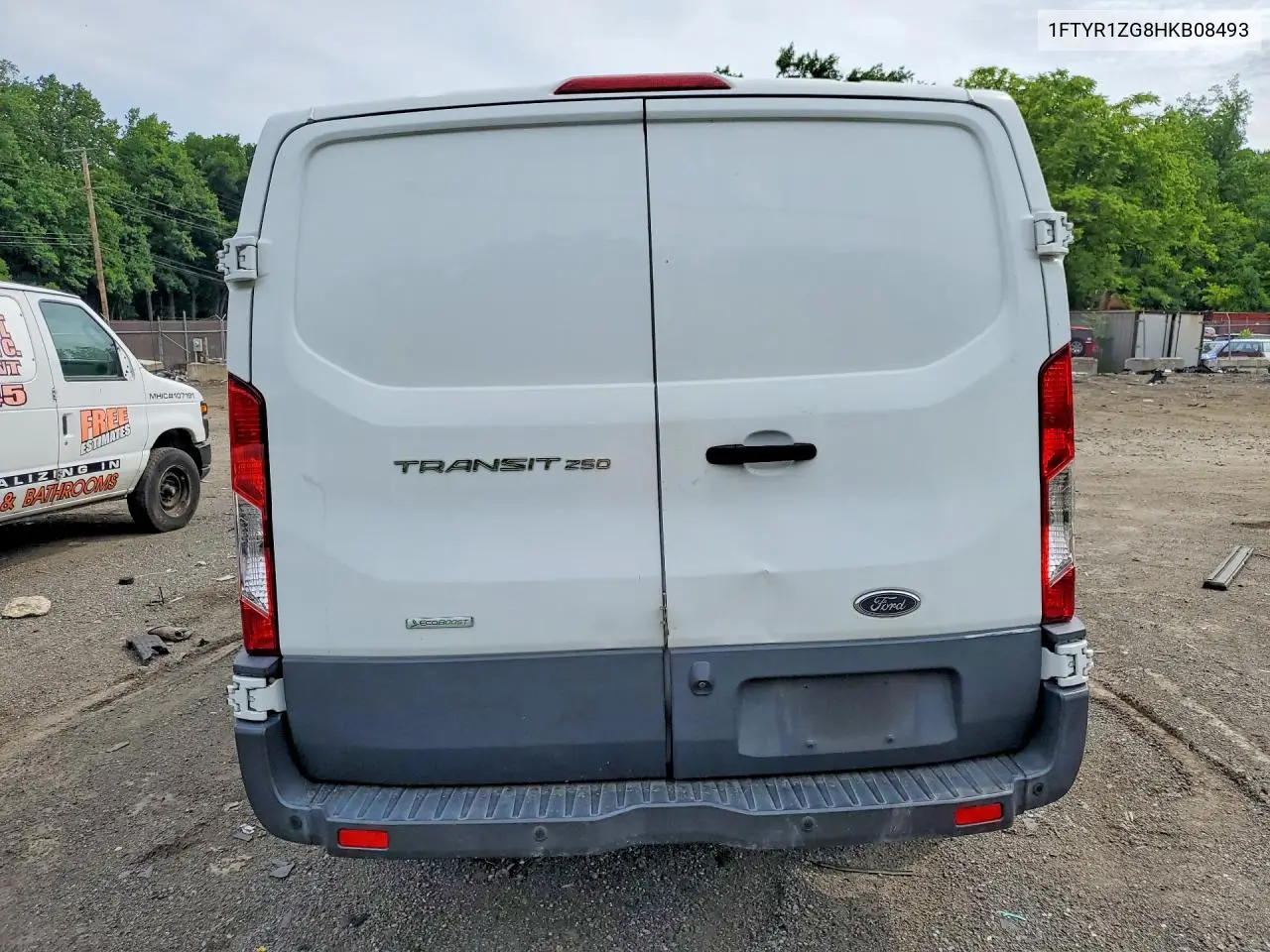 2017 Ford Transit 250 Delivery Van VIN: 1FTYR1ZG8HKB08493 Lot: 55685306