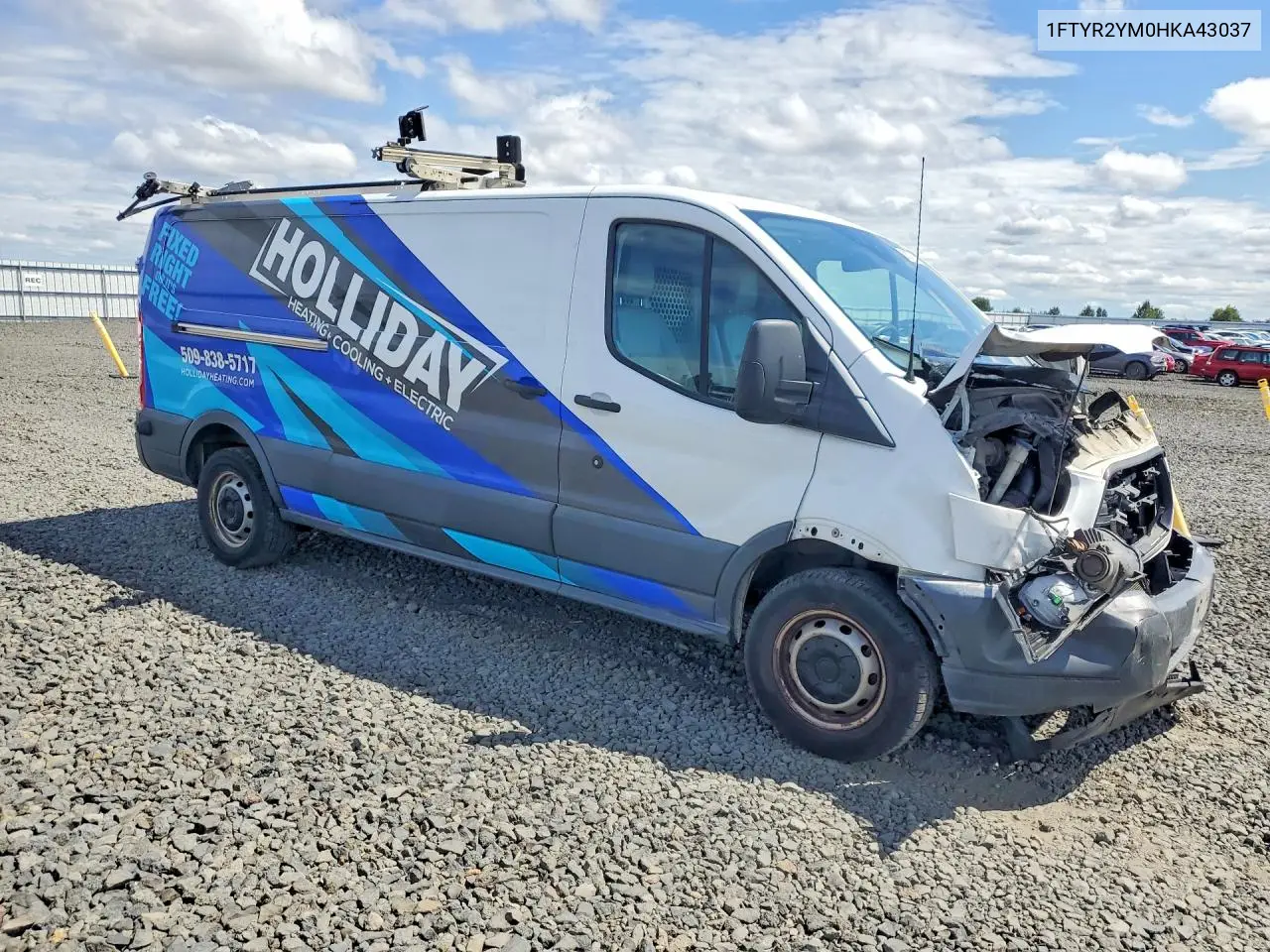 2017 Ford Transit T-250 VIN: 1FTYR2YM0HKA43037 Lot: 59327676