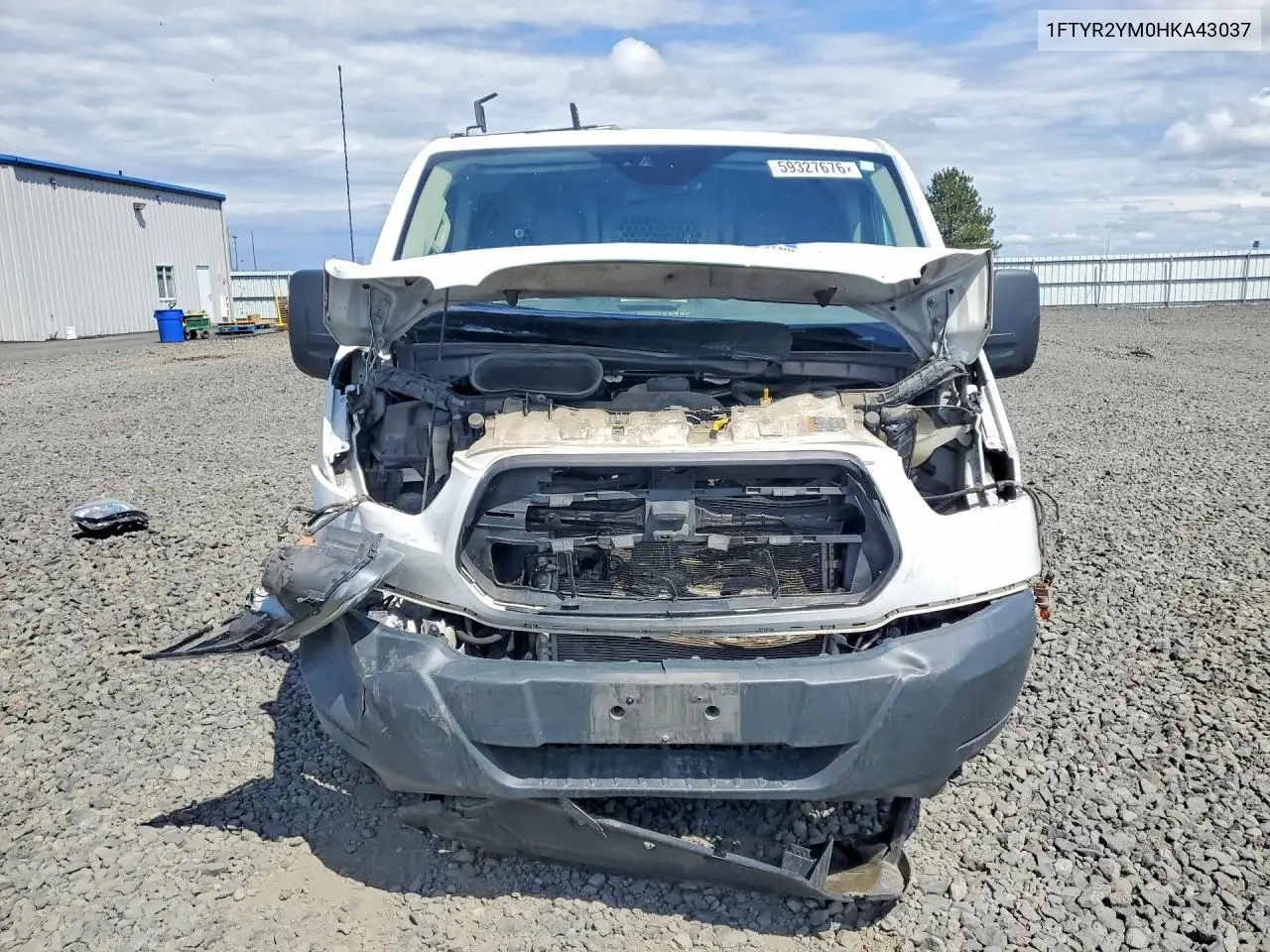 2017 Ford Transit T-250 VIN: 1FTYR2YM0HKA43037 Lot: 59327676