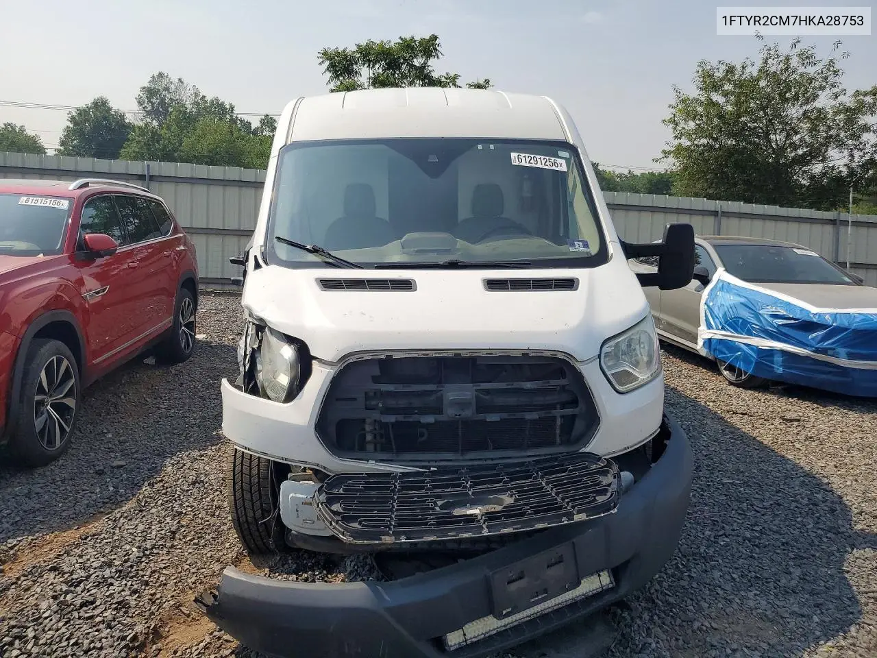 2017 Ford Transit T-250 VIN: 1FTYR2CM7HKA28753 Lot: 61291256