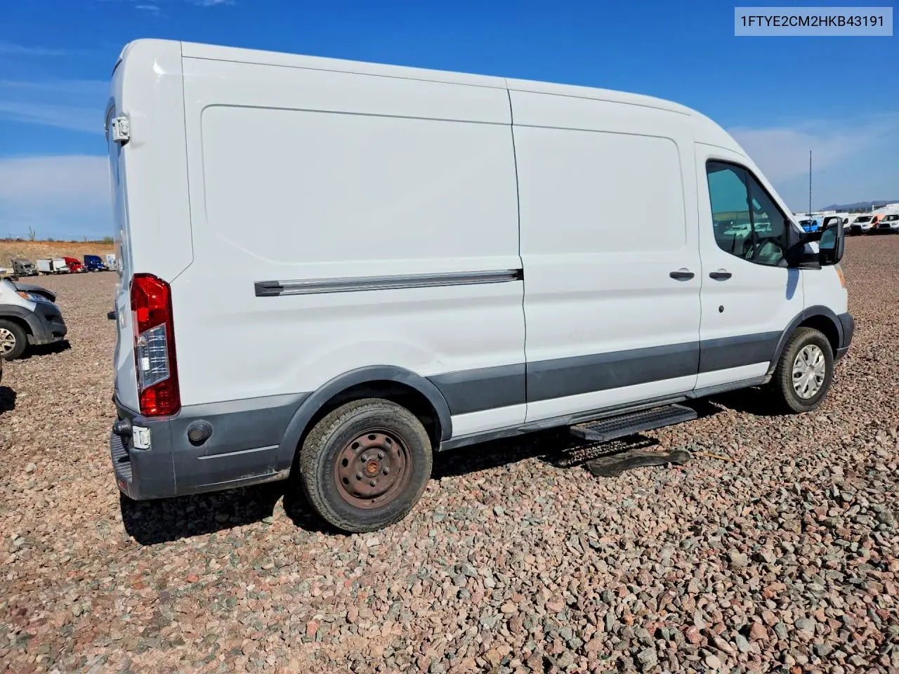 2017 Ford Transit T-150 VIN: 1FTYE2CM2HKB43191 Lot: 61400336