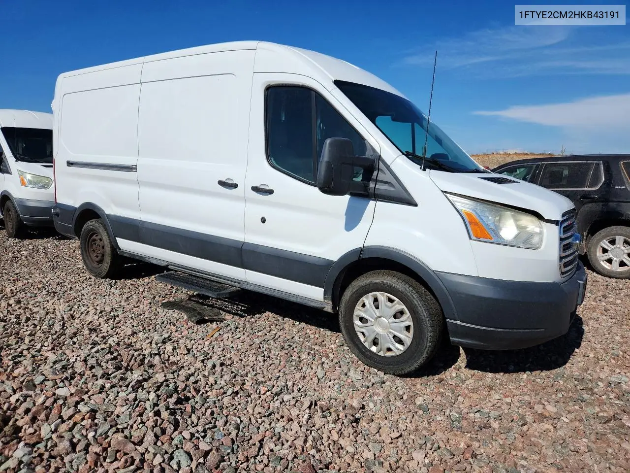 2017 Ford Transit T-150 VIN: 1FTYE2CM2HKB43191 Lot: 61400336