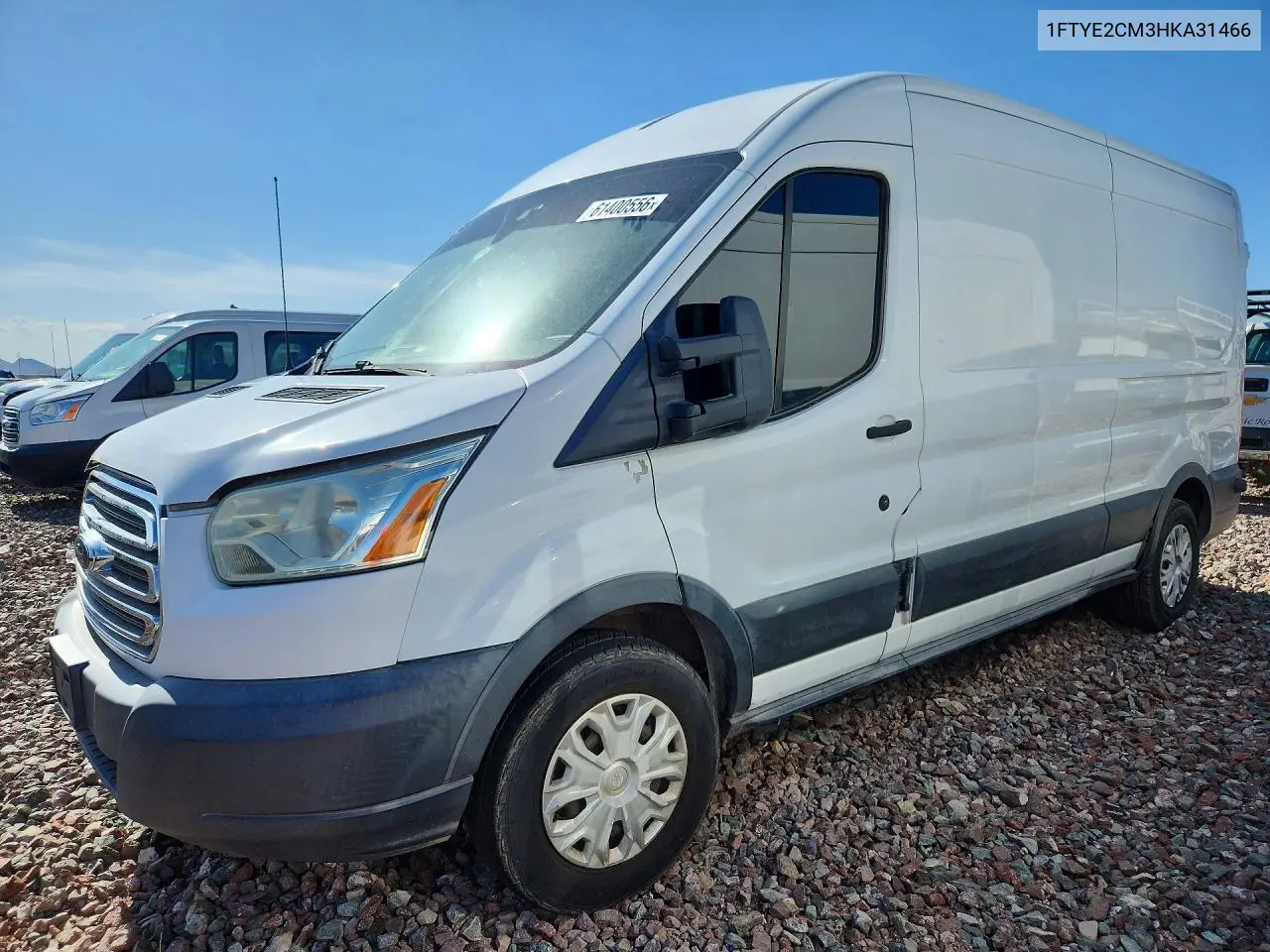 2017 Ford Transit T-150 VIN: 1FTYE2CM3HKA31466 Lot: 61400556