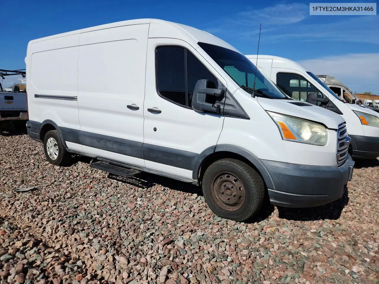 2017 Ford Transit T-150 VIN: 1FTYE2CM3HKA31466 Lot: 61400556