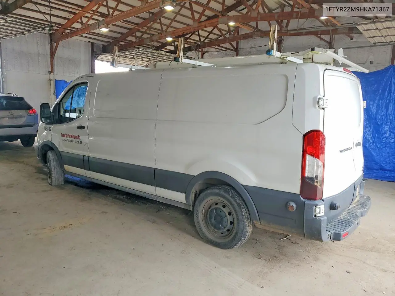 2017 Ford Transit T-250 VIN: 1FTYR2ZM9HKA71367 Lot: 61565506