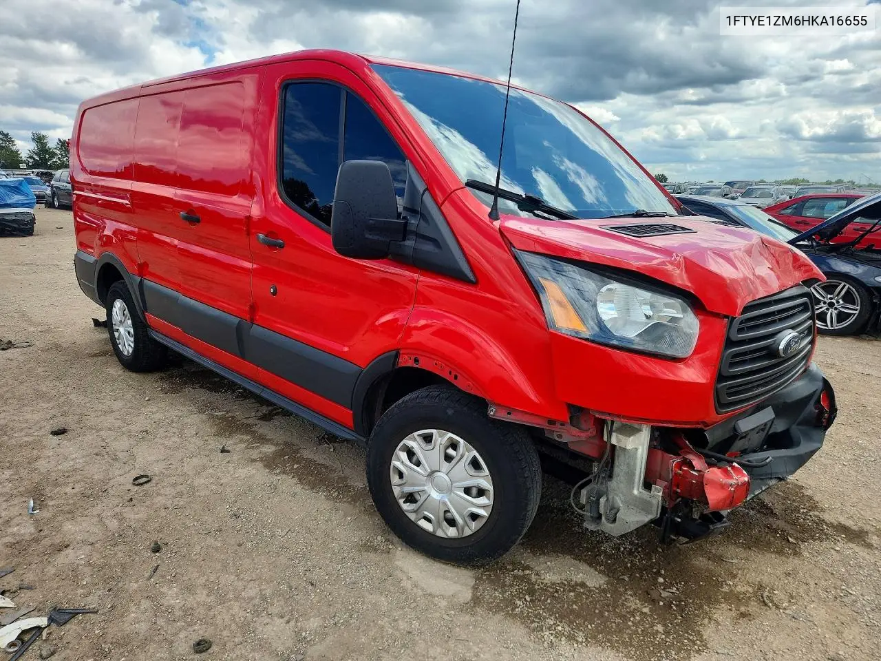 2017 Ford Transit T-150 VIN: 1FTYE1ZM6HKA16655 Lot: 61803306