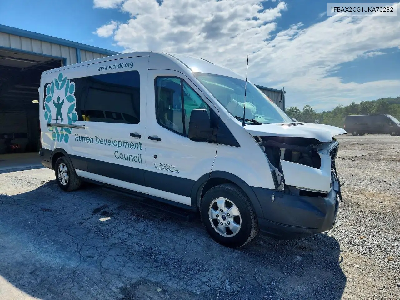 2018 Ford Transit T-350 VIN: 1FBAX2CG1JKA70282 Lot: 57225576