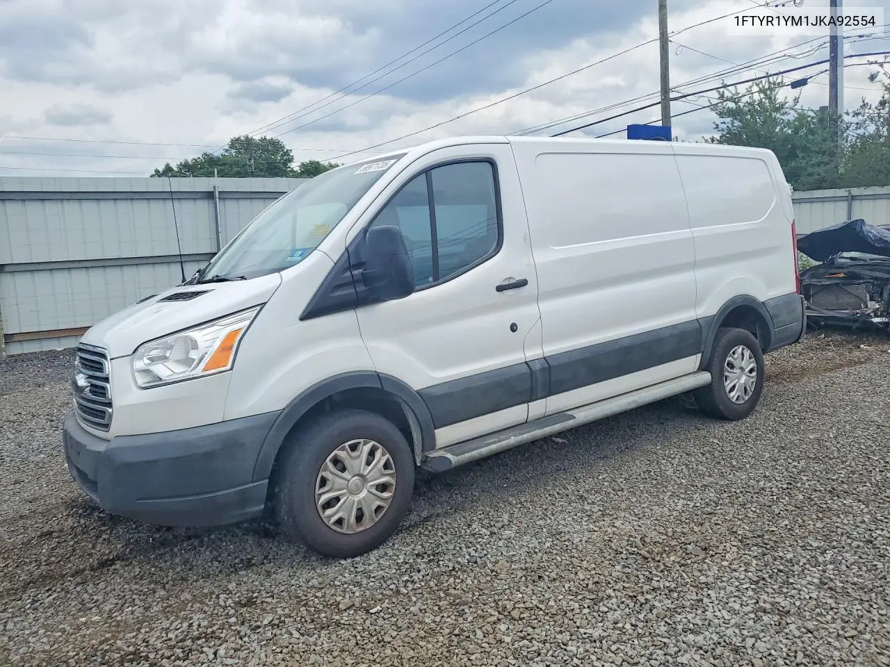 2018 Ford Transit T-250 VIN: 1FTYR1YM1JKA92554 Lot: 58971736