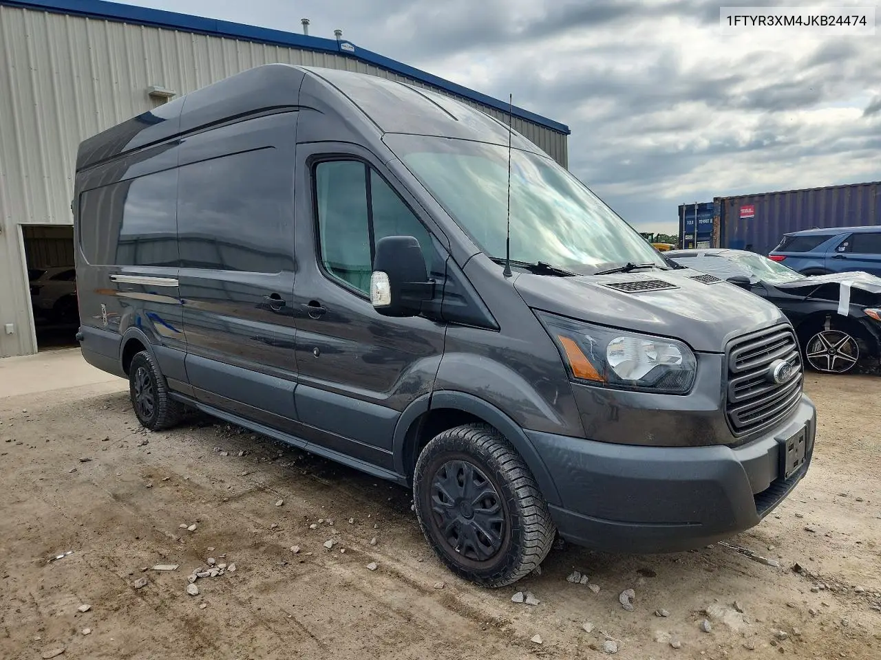 2018 Ford Transit T-250 VIN: 1FTYR3XM4JKB24474 Lot: 59859526
