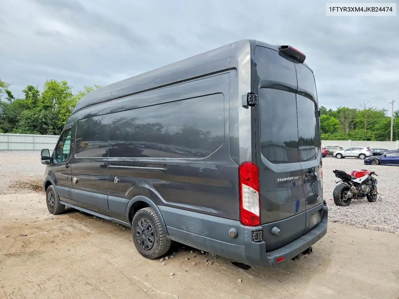 2018 Ford Transit T-250 VIN: 1FTYR3XM4JKB24474 Lot: 59859526