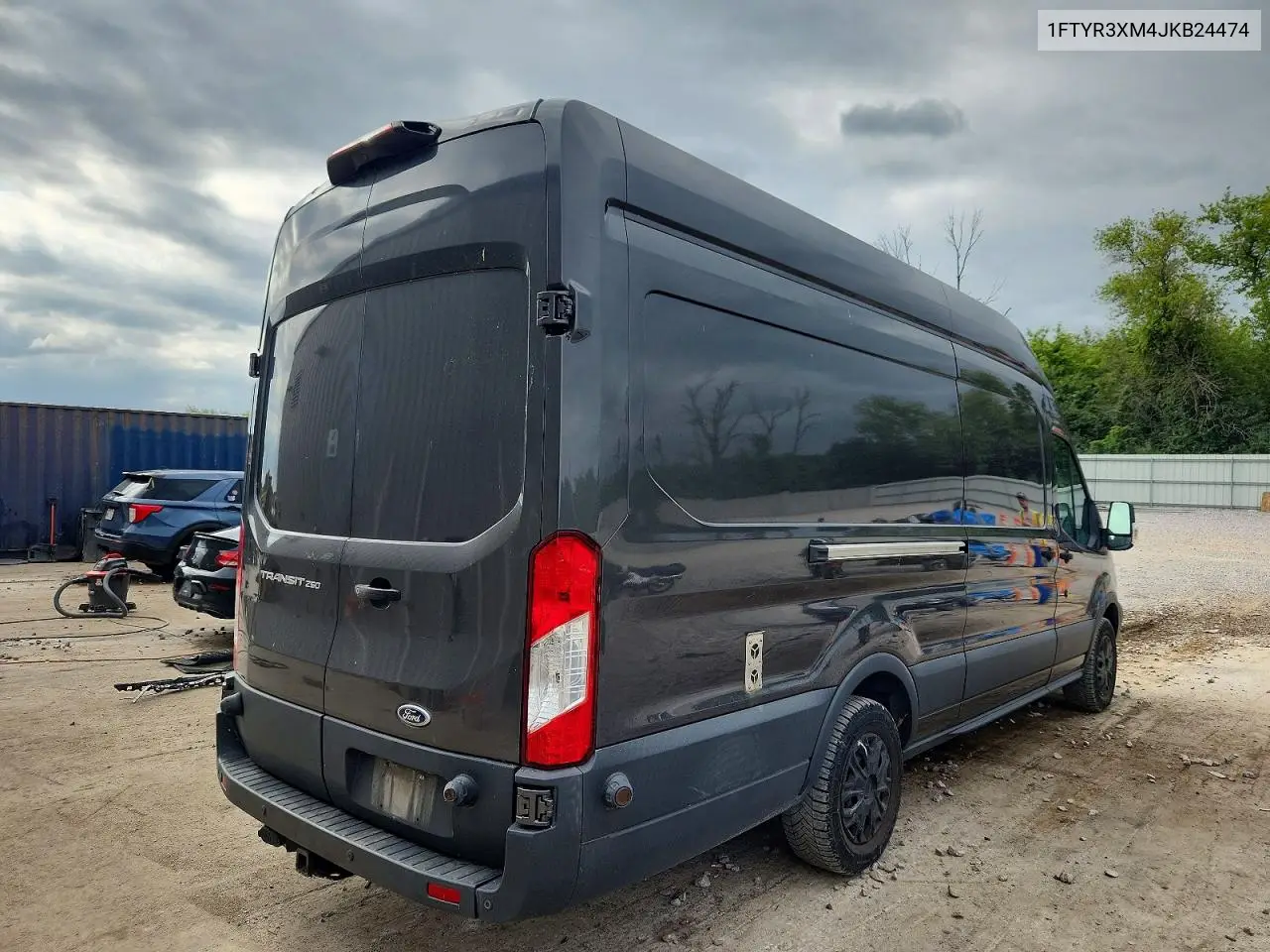 2018 Ford Transit T-250 VIN: 1FTYR3XM4JKB24474 Lot: 59859526
