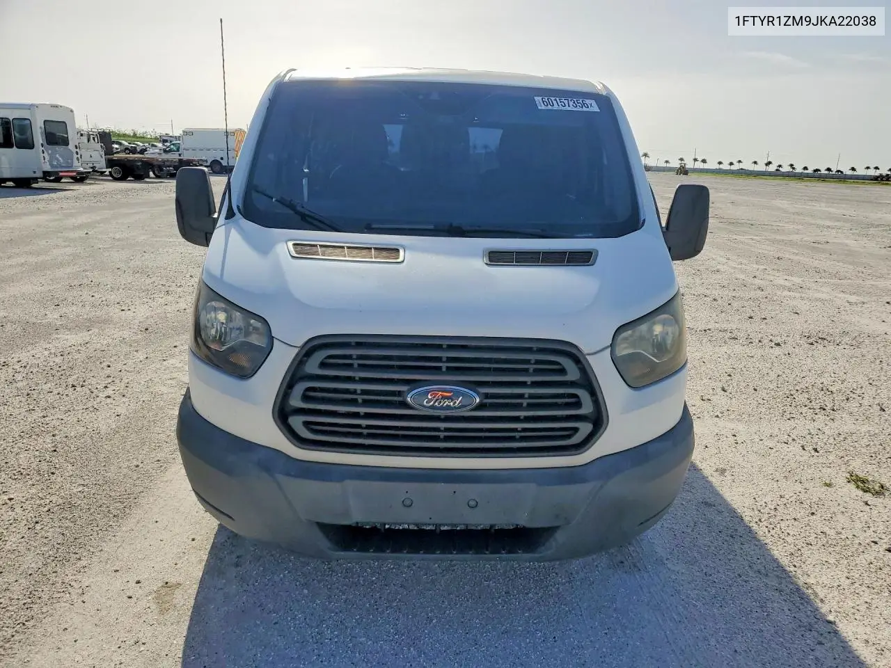 2018 Ford Transit T-250 VIN: 1FTYR1ZM9JKA22038 Lot: 60157356