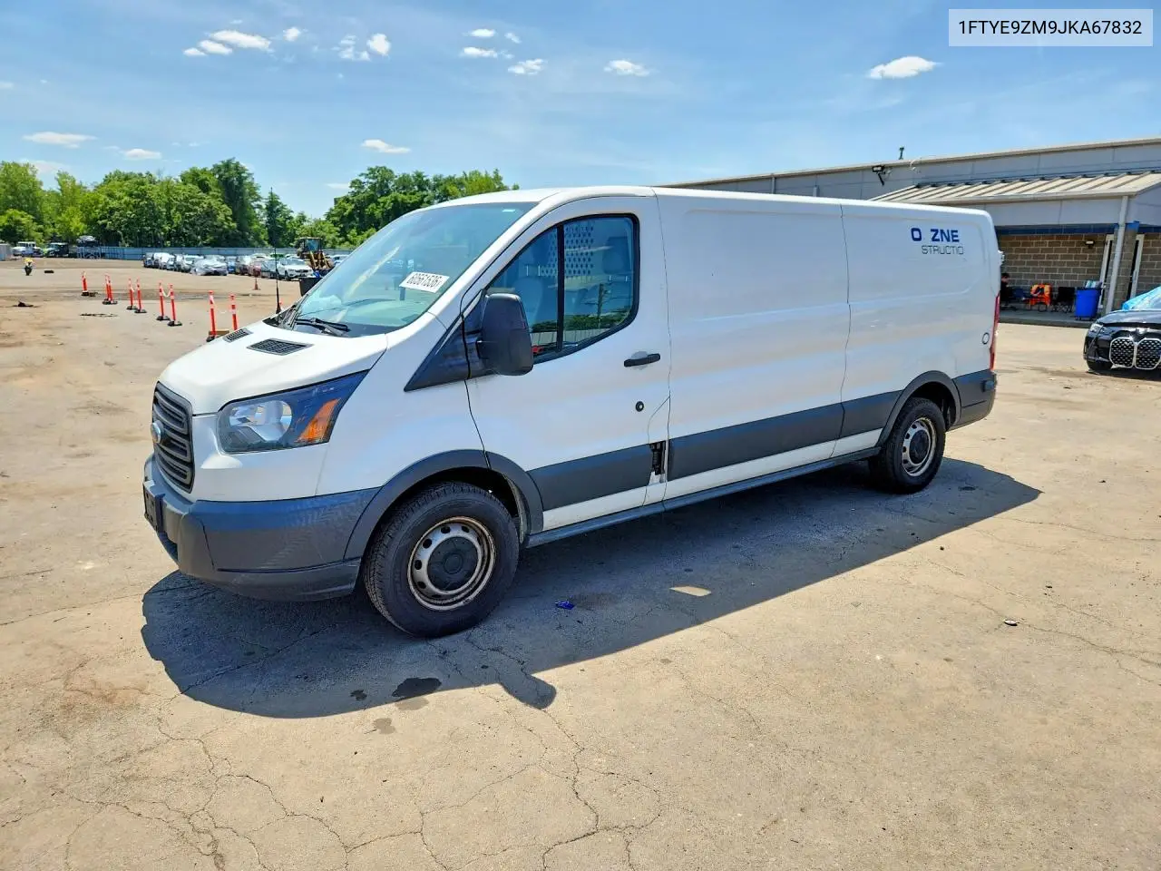 2018 Ford Transit T-150 VIN: 1FTYE9ZM9JKA67832 Lot: 60561536