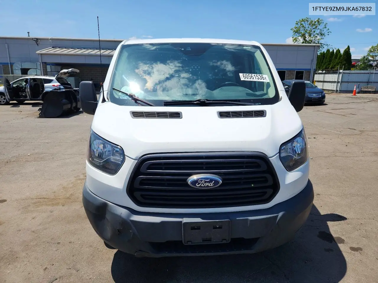 2018 Ford Transit T-150 VIN: 1FTYE9ZM9JKA67832 Lot: 60561536