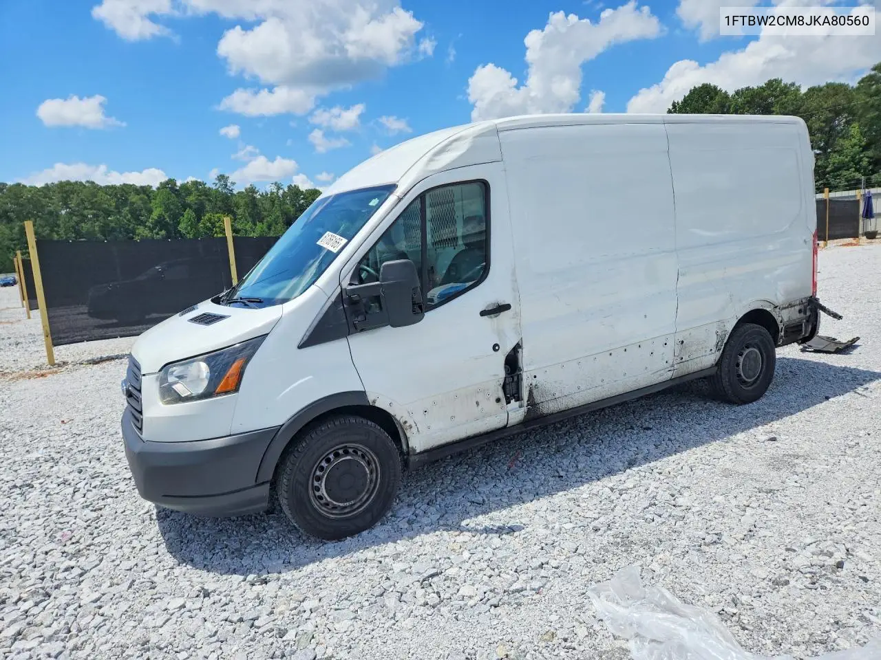 2018 Ford Transit T-350 VIN: 1FTBW2CM8JKA80560 Lot: 61766166