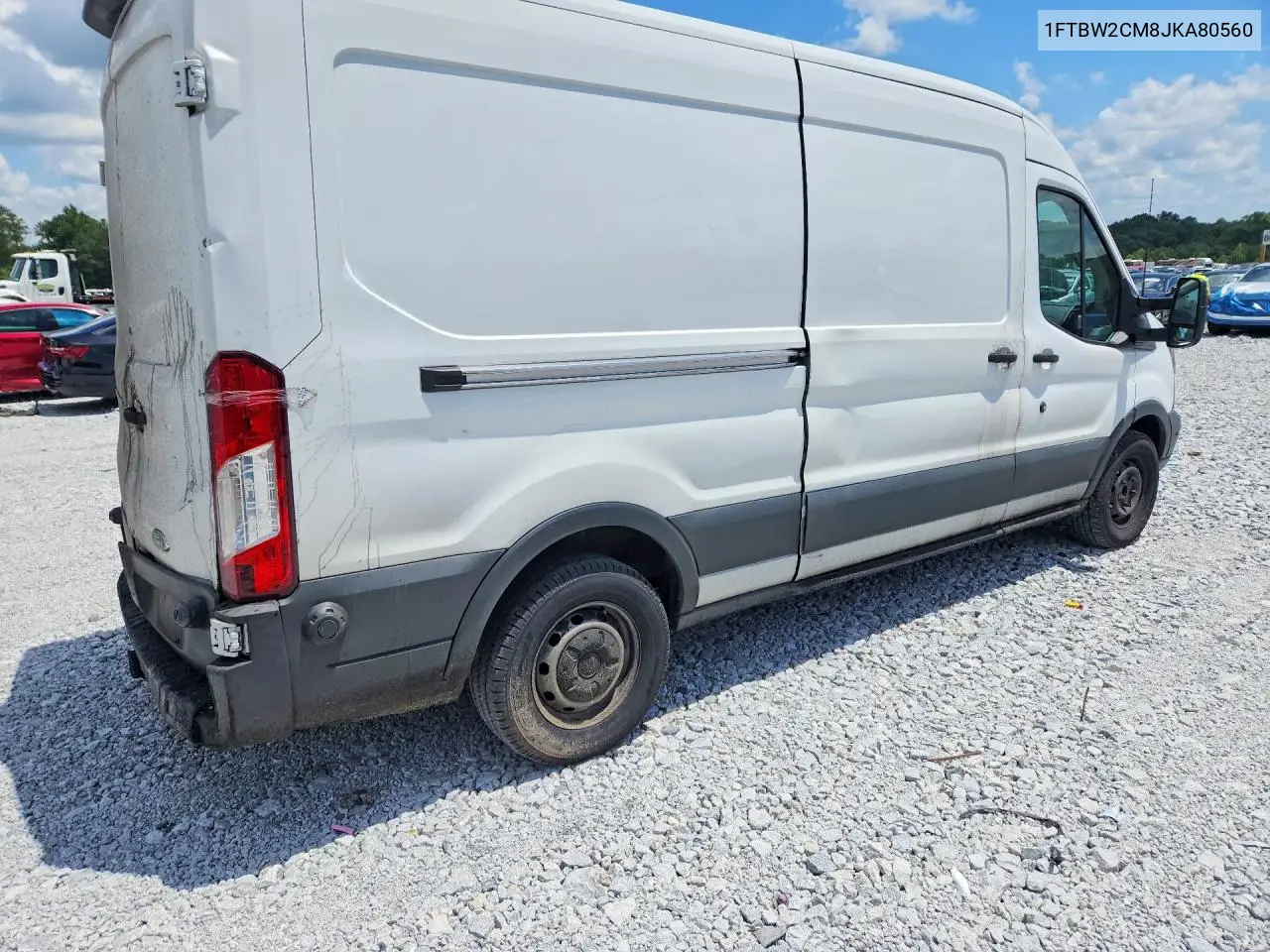 2018 Ford Transit T-350 VIN: 1FTBW2CM8JKA80560 Lot: 61766166