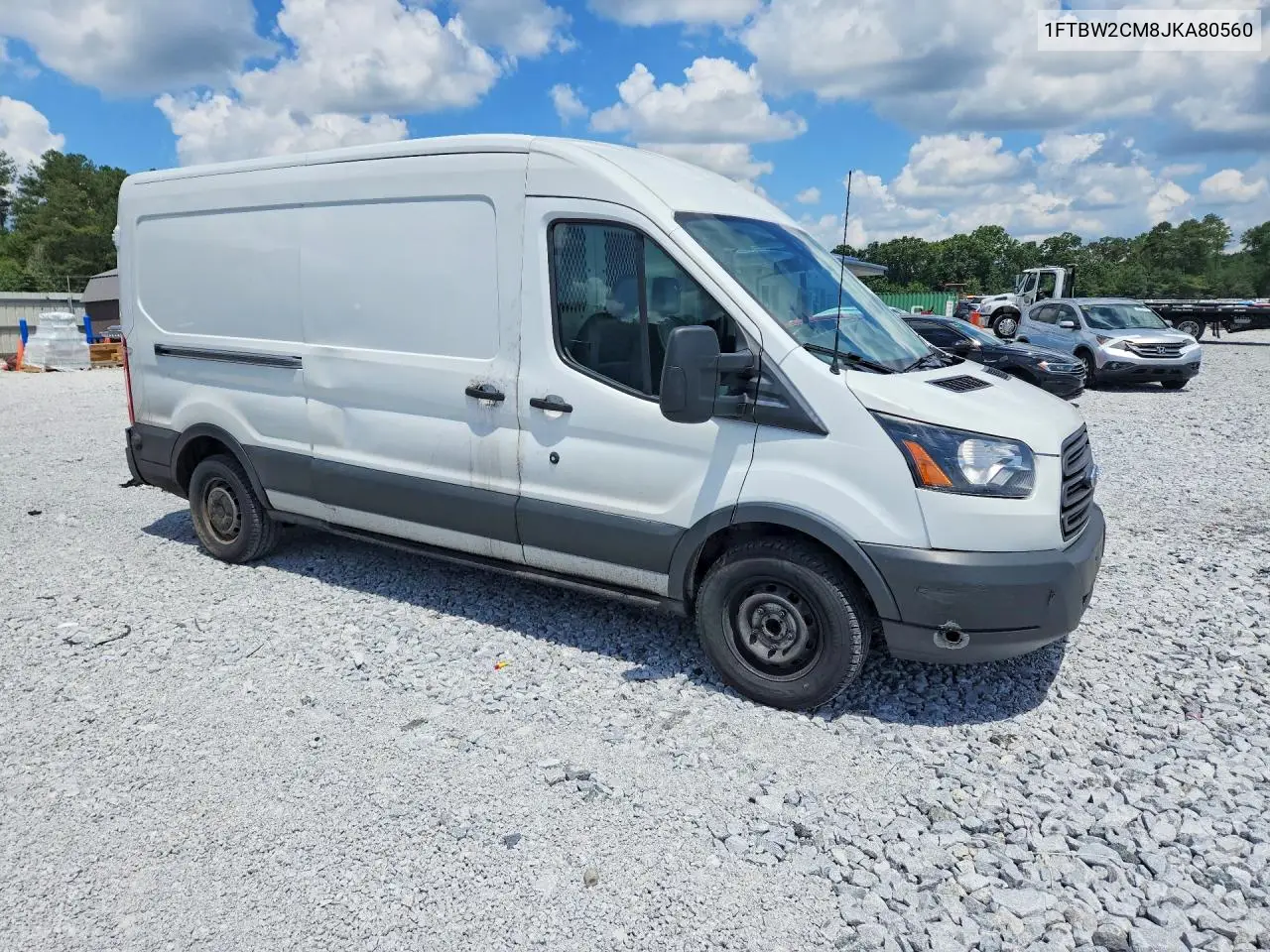 2018 Ford Transit T-350 VIN: 1FTBW2CM8JKA80560 Lot: 61766166