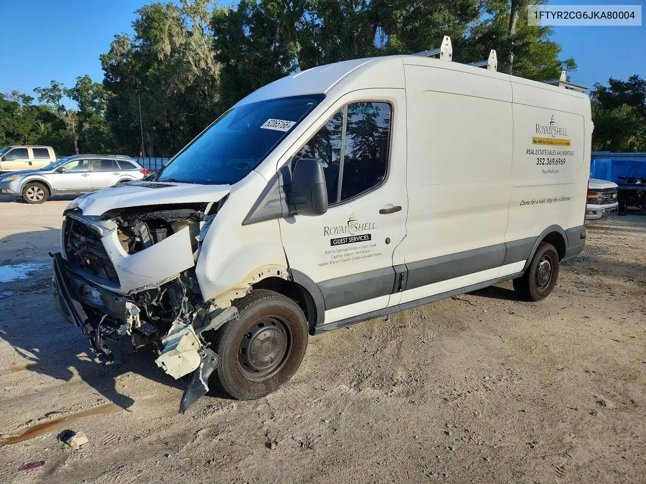 2018 Ford Transit T-250 VIN: 1FTYR2CG6JKA80004 Lot: 62065166
